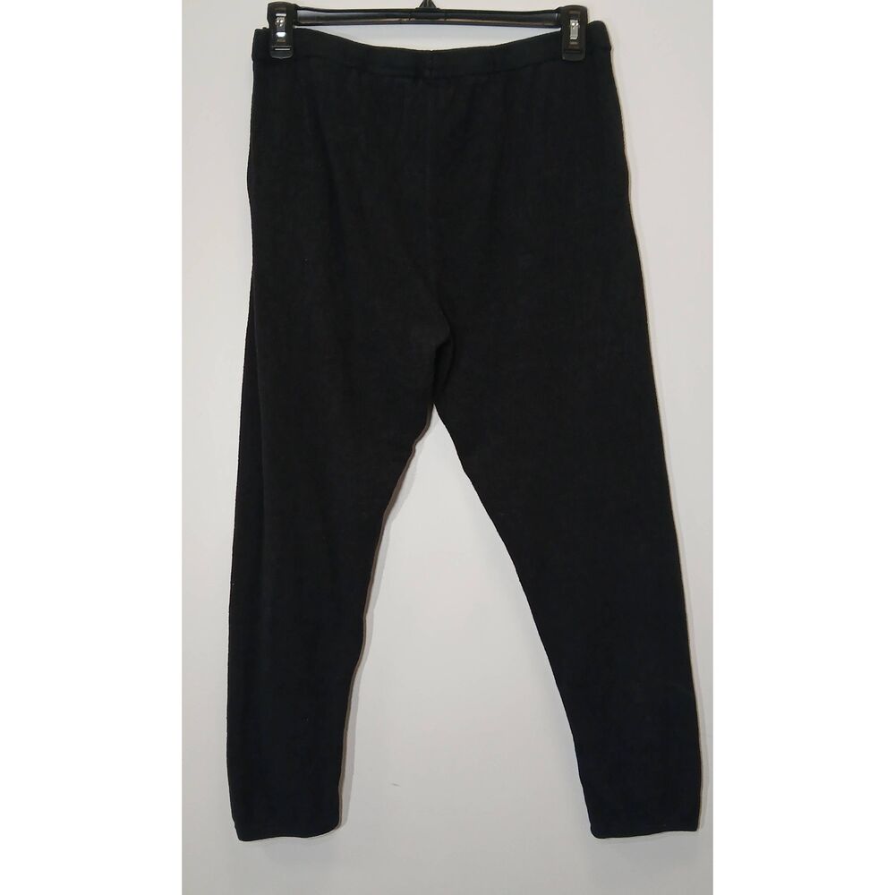 Barefoot dreams womens large. Sweatpants cozy chic black soft cropped - Picture 5 of 8